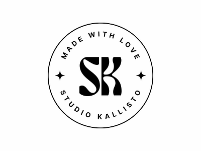 Studio Kallisto Logo 80s brand guidelines brand identity brand logo branding canva logo social media