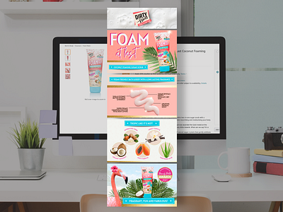 Amazon Enhanced Brand Content - Beauty amazon beauty brand identity canva ecommerce graphic design product page