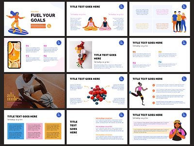 Custom Canva Presentation Templates - Sports Nutrition