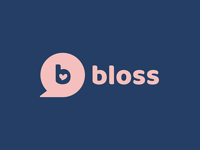 Logo for Bloss — an education platform for parents animation branding design logo minimal ui vector web
