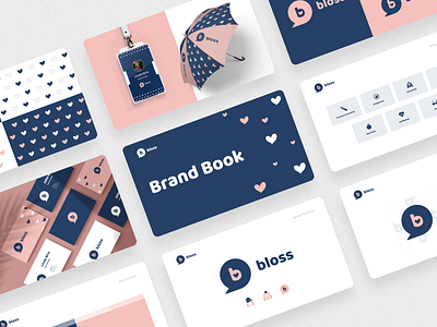 Brand Book for Bloss — an education platform for parents