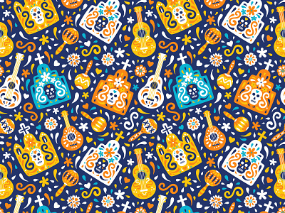 Day of the Dead pattern