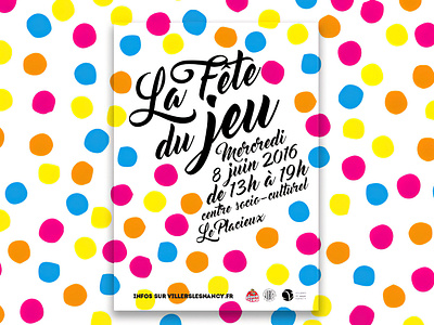 La fete du jeu poster design event branding events graphic design graphicdesign poster poster art poster design