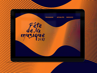 Fete de la musique 2017 branding branding design design identity identity branding ui ui design user interface web website website design