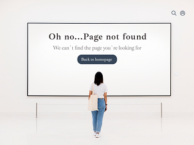 404 Page not found daily 100 challenge daily ui daily ui 008 dailyui dailyui008 desktop typography ui webdesign