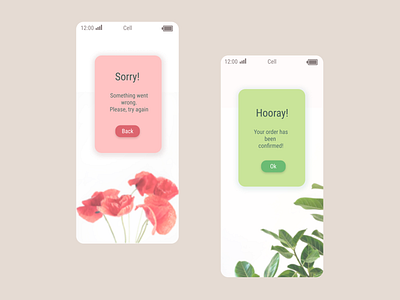 Daily UI 011 branding daily 100 challenge daily ui daily ui 011 dailyui011 desktop error errorsuccess mobileapp smartphone success webdesign