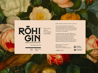 Rōhi Gin gin logo typography