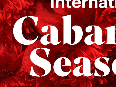 The Auckland International Cabaret Season cabaret flowers