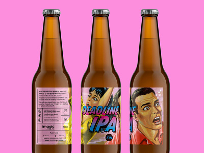Deadline IPA beer color fun labels