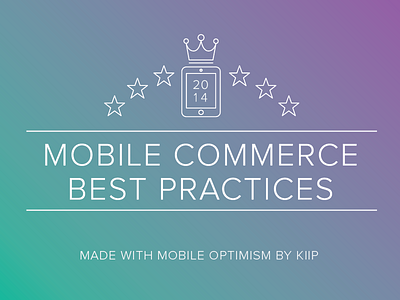 Mobile Commerce Best Practices Ebook ebook gradient indesign kiip mcommerce mobile