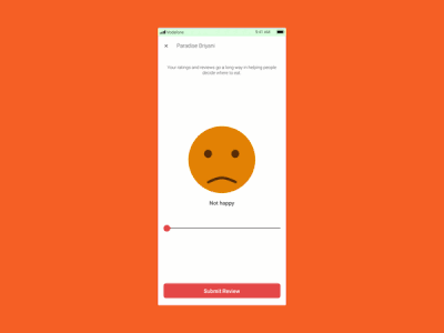 Interaction animation for customer feedback form animation motion graphics ui