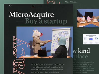 MicroAcquire Case Study case study design photography unicorn web website