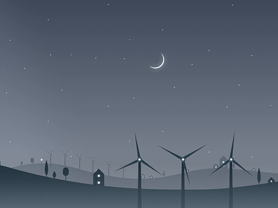 The Power of Sound: Creative Process animation design illustration web experience wind turbines