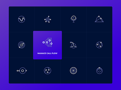 Icons for a New Global Telecommunications Website