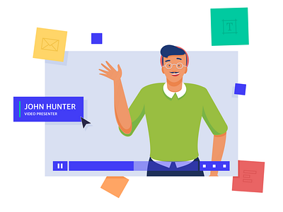 Illustrations for a Video Hosting & Marketing Platform