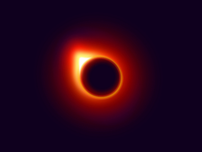 Supermassive Black Hole after effect animated animation black hole bright cosmos dark experiment figma fire illustration inspiration iridescent light motion science space sphere unknown zajno