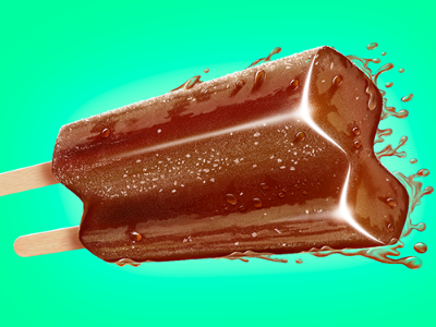 double popsicle chocolate food ice cream popsicle