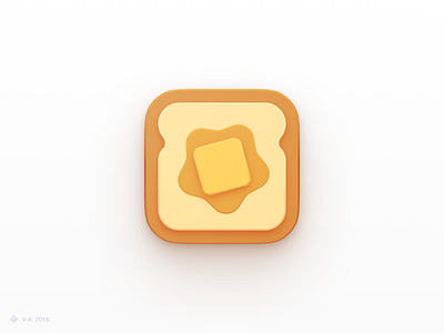 Bread n' Butter — Alternative Logo app brand branding bread design figma graphics icon iconography illustration logo logo design vector yellow