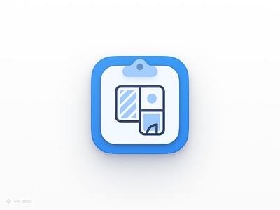 Building Surveying App — App Icon app app icon app icon design blue brand branding building design figma graphics icon iconography illustration logo vector