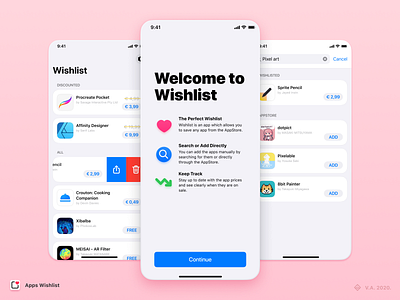 Apps Wishlist — App Design