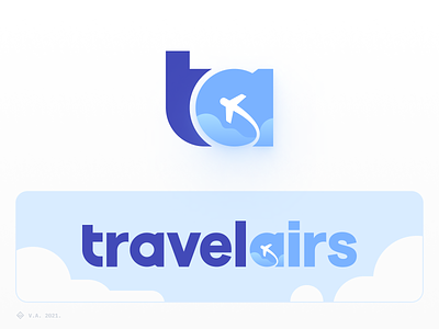 travelairs — Logo branding design figma graphics logo logomark travel