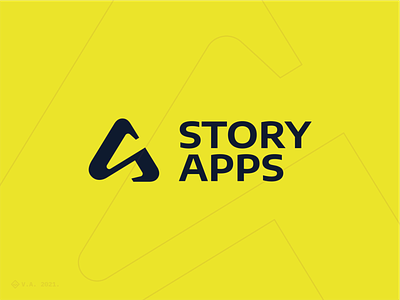 Story Apps branding design figma logo