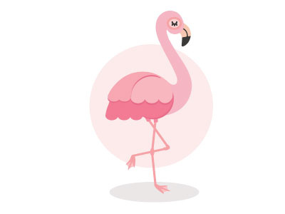 Flamingo Illustration flamingo illustration pink vector