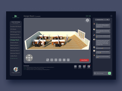 Remote Working with Metaverse Concept | Meeting Online