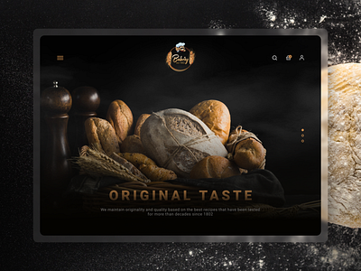 Bread Shop | UI Landing page bakery bakery shop bakery ui bread shop bread shop ui landing page toko roti ui ux website roti website toko roti