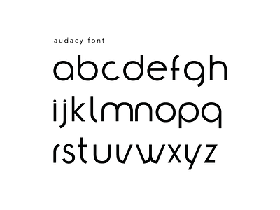 Audacy font