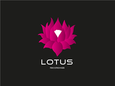 Lotus recordings brand logo lotus music