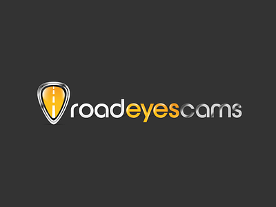 Roadeyescams logotype brand cars dashcams drive logo road roadeyescams security