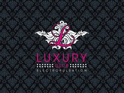 Luxury Club Logotype clubbing electronic logo music