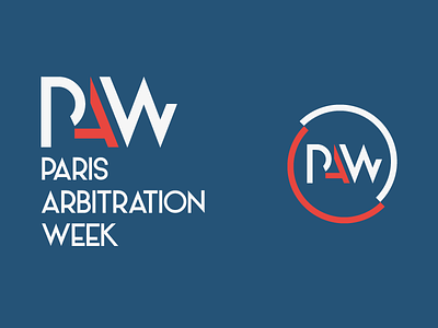 Paris Arbitration Week Identity arbitration association audacy event identity international law logotype paris week