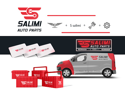 Logo of Salimi auto parts repair shop auto parts branding car logo car parts graphic design logo logo and visual identity logo car repair s logo wing تعمیرگاه لوگو اس لوگو ترکیبی لوگو تعمیرگاه لوگو خودرو لوگو قطعات خودر لوگو قطعات خودرو لوگوماشین ماشین چرخ دنده