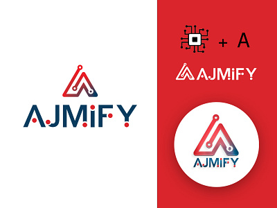 Ajmifi collection logo, active in the field of technology news a ajmifi brand identity branding cheap logo design design graphic design illustration letter logo logo design tech technology logo technology news top 10 logo