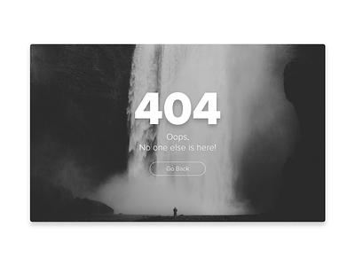404 Page 404 error oops