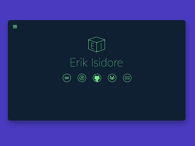 iErik.github.io - Landing Page