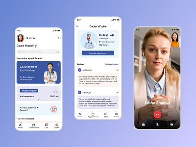 Health Tech App - My eDr. care design doctor health care mobile app mobile design ui user experience