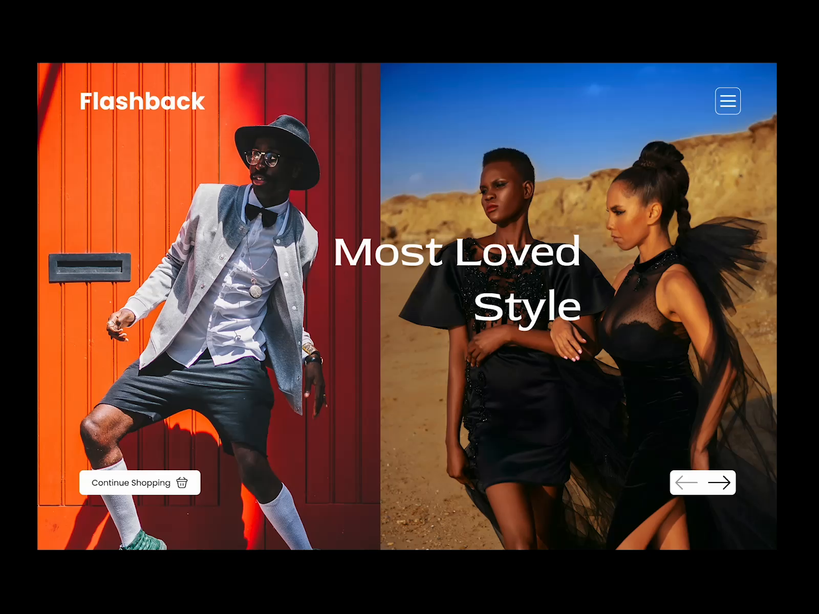 Clothing Store Landing Page by Faisal Raza for Unpause on Dribbble