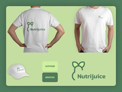 Branding for Nutrijuice branding cold press fresh juice graphic design illustration juice logo organic ui vector