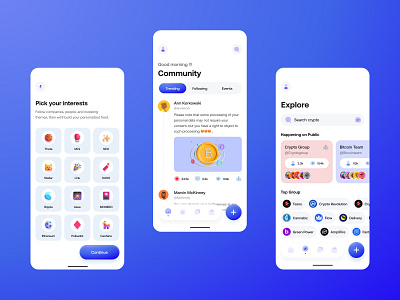 Crypto Community: Mobile App