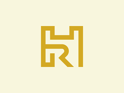 HR Monogram Logo Concept | Available for Sale