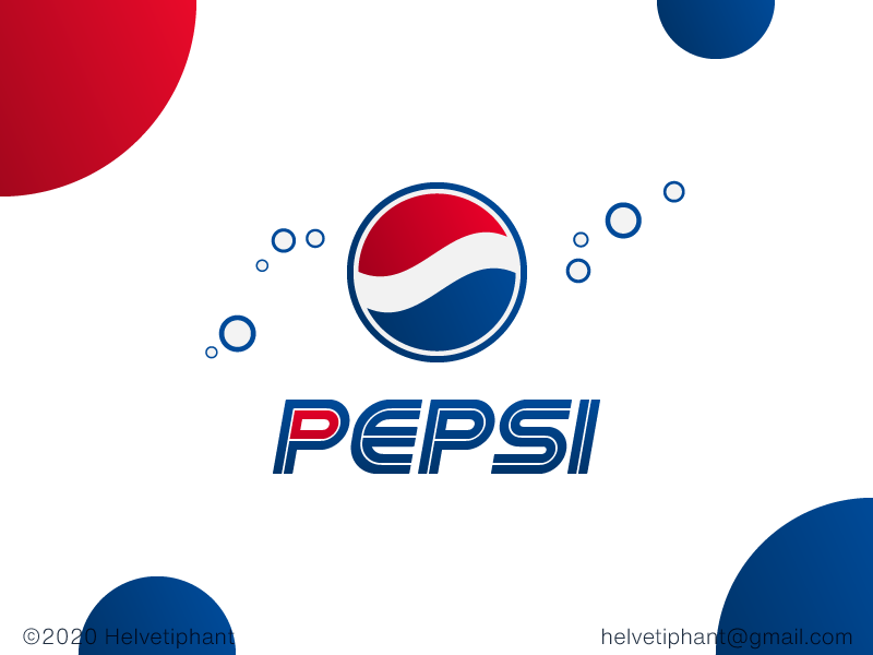 Pepsi - Logo Proposal by Helvetiphant™ on Dribbble
