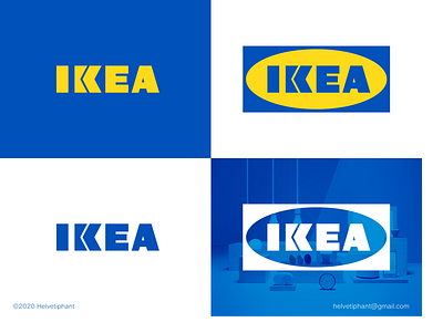 IKEA - redesgn proposal arrow logo brand design brand designer branding custom lettering custom type furniture store icon ikea logo logo design logo design concept logo designer logotype minimalist logo rebranding shapes typography