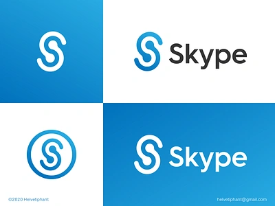 Skype - proposal brand design brand designer brand development branding connectors creative logo design icon logo logo design logo design concept logo designer logo redesign logotype microsoft peer to peer s logo skype typography video call video chat