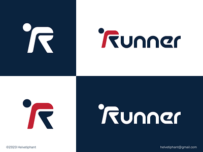 Runner - logo concept