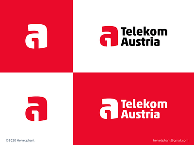 a1 Telekom Austria - proposal a logo design a1 brand design branding icon logo logo design logo design concept logo designer logotype minimalist logo negative space logo provider telecommunication typography