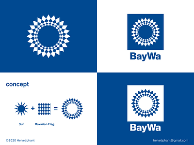 BayWa - proposal bavarian brand design brand designer branding creative logo icon logo logo design logo design concept logo designer logotype renewable energy shapes solar energy sun logo typography