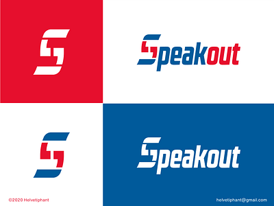 Speakout apostrophe brand design branding creative design creative logo design custom lettering custom logo custom type designideas designinpiration expressive typography icon logo logo design logo design concept logo designer logotype s letter logo typography wordmark